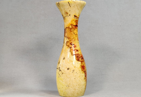 Handmade Wooden Vase / Maple Burl Wood